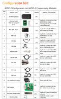 Yanhua Mini ACDP-2 BMW FEM/BDC Package with Modules 2 and 3, B48/N20/N55/B38 Bench Interface Boards for FEM/BDC Programming and ISN Read/Write