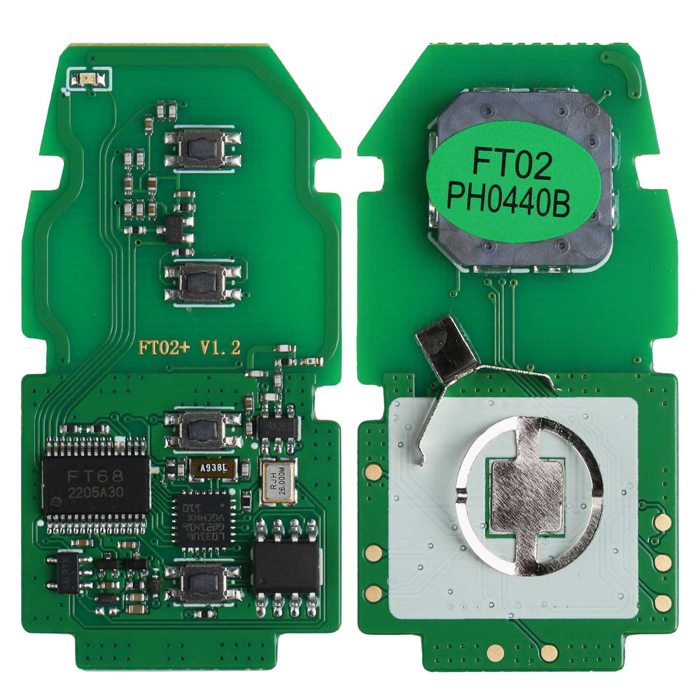[Updated FT11 H0410C Version] Lonsdor FT02 PH0440B V1.2 Smart Key PCB for Toyota RAV4, Avalon & Camry 2018-2021 – 312MHz / 314MHz / 433MHz, Compatible with K518 & KH100+