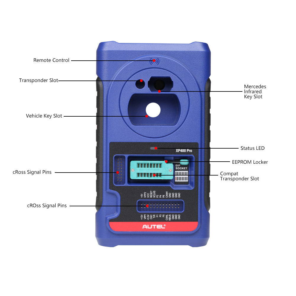 Autel XP400 PRO Key and Chip Programmer can be used with Autel IM508 IM608 IM608PRO IM100 IM600