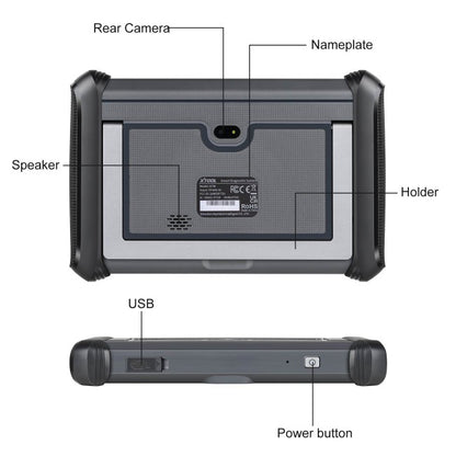 XTOOL D7W D7WIFI Bi-directional All Systems Diagnostic & Key Programmer Support ECU Coding CAN FD & DOIP 40+ Services
