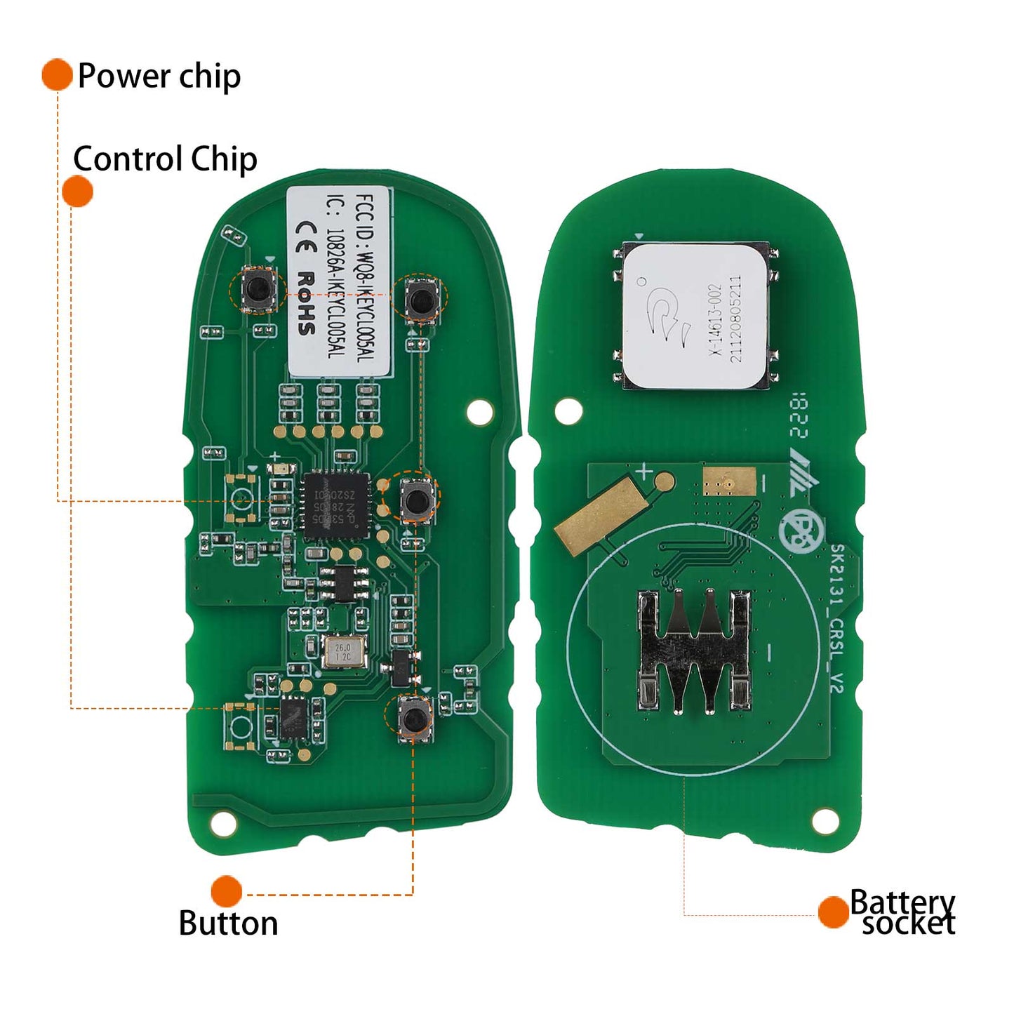 AUTEL IKEYCL004AL Chrysler, 4 Buttons, Smart Universal Key