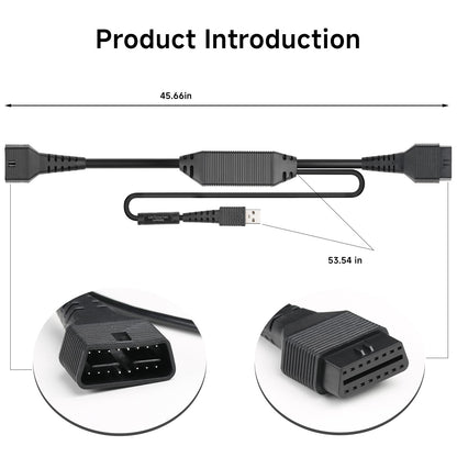Launch DoIP Cable 16Pin for DBScar 7 DBScar VII CRP919X BT/ CRP919E BT/ X431 Pro3 APEX/ ProS V5.0 Pro3 ACE Thinkdiag2 Diagnostic Scanner