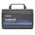 TOPDON V4000 HD 12V/24V 4000A Jump Starter Supports 60 Starts for Passenger vehicles & Light-duty, Fast Charge to Full Power in 3.5H