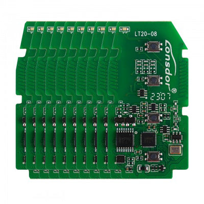 [10PCS] Lonsdor LT20 8A+4D All-in-One Smart Key PCB for Toyota & Lexus – Frequency Switchable, Compatible with K518 Pro / K518 FCV / K518ISE / KH100+