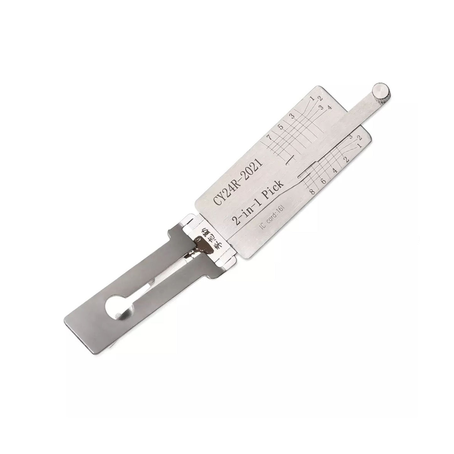 LISHI CY24R-2021 Flat Milling Tool 2-in-1 Decoder and Pick for Jeep Grand Cherokee 2021+