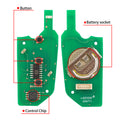 KEYDIY KD B34-3 Universal Flip Remote Key 3 Buttons for VW Type
