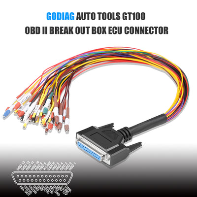 كابل قفز ملون DB25 لجهاز Godiag GT100