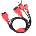 Xtool FCA 12+8+2 Chrysler Dodge Jeep Bypass Cable for Xtool X100 PAD2, PAD3, A80 Pro, D7 D8, D9, D9Pro, EZ400 PRO IK618 IP616 IP819