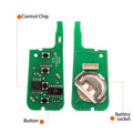 KEYDIY KD B13-4 Universal Flip Remote Key 3+1 Buttons for Toyota Type