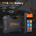 OTOFIX BT1 by Autel Smart Touchscreen Battery Analyzer with OBDII VCI and Battery Registration All Systems Diagnostic Scanner with Printer BMS Reset