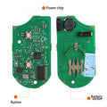 OEM BMW Motorcycle Smart Card Key 8A Chip 2 Buttons 434.42 Mhz