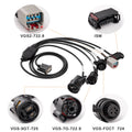 Juego de cables ISM para caja de cambios GODIAG 5 en 1 para Mercedes Benz VGS-FDCT 724/ VGS2-722.8/ VGS-7Gtronic-722.9/ VGS-9GT-725/ ISM