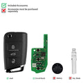 Xhorse XEMQB1EN XEDM01EN Super Remote Key VW MQB 3 Buttons Built in Super Chip English Version 5pcs per lot