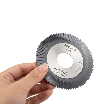 GODIAG HJ-SG2 Side Milling Cutter φ80x1.5xφ22 For SILCA DUO, OPERA III; OPERA IV; TARG 2000, TECH3; TECHNICA,PRIMA LASER MACHINE