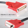 Xhorse XDPGSOGL DB25 to DB15 Connector Cable for VVDI PROG Programmer Solder-Free Adapters Compatible Diagnostic and Programming Cable