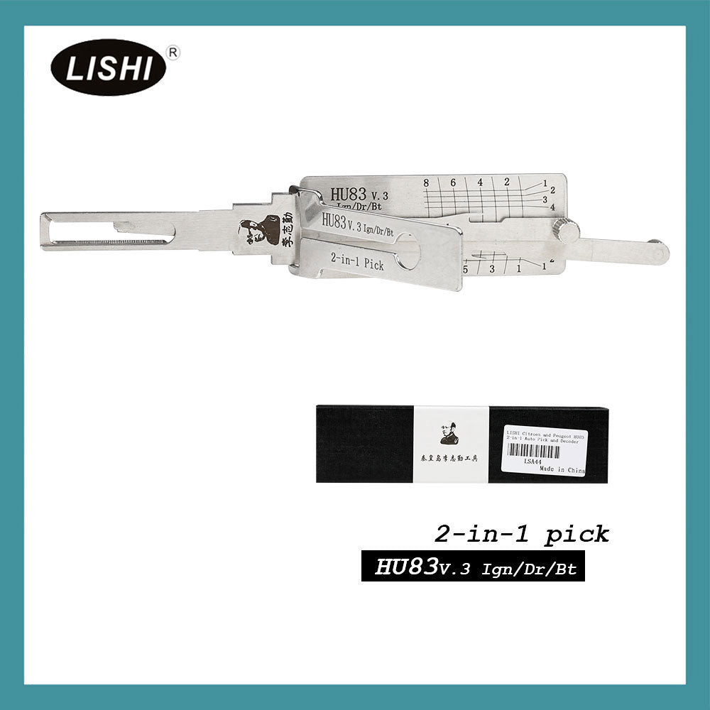 LISHI HU83 2-in-1 Auto Pick and Decoder for Citroen and Peugeot