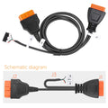 Xhorse Toyota BA TOY-BA All Keys Lost Adapter KD8ABAGL for VVDI Key Tool Plus, Key Tool Max Pro, and FT-Mini OBD Tool