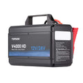 TOPDON V4000 HD 12V/24V 4000A Jump Starter Supports 60 Starts for Passenger vehicles & Light-duty, Fast Charge to Full Power in 3.5H