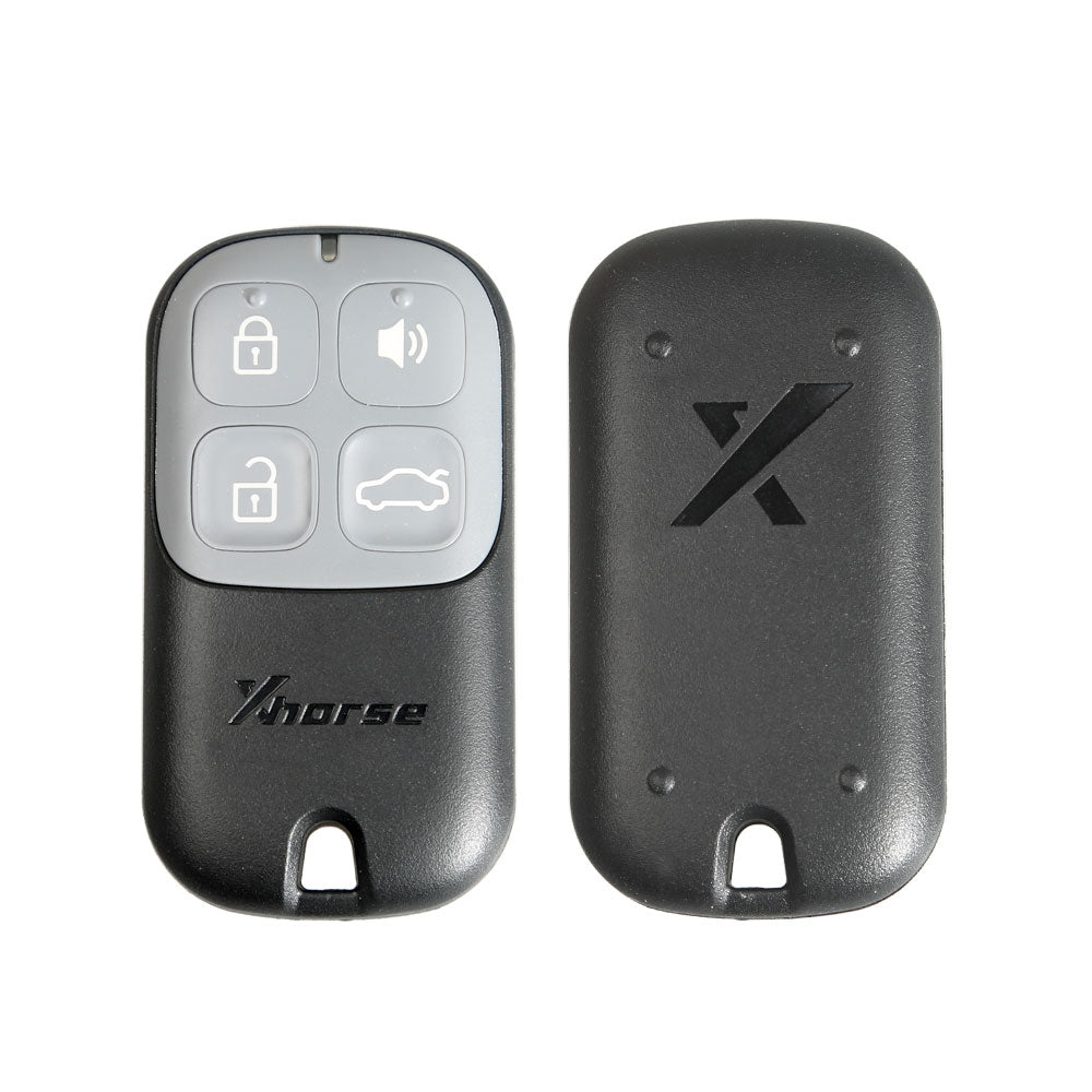 Xhorse XKXH00EN Kabelgebundene universelle Fernbedienungsschale mit 4 Tasten, englische Version, 5 Stück pro Set