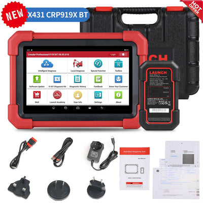 [글로벌 버전] 2026 LAUNCH CRP919X BT 진단 스캐너 블루투스 지원 CAN FD DoIP 및 ECU 코딩 지원