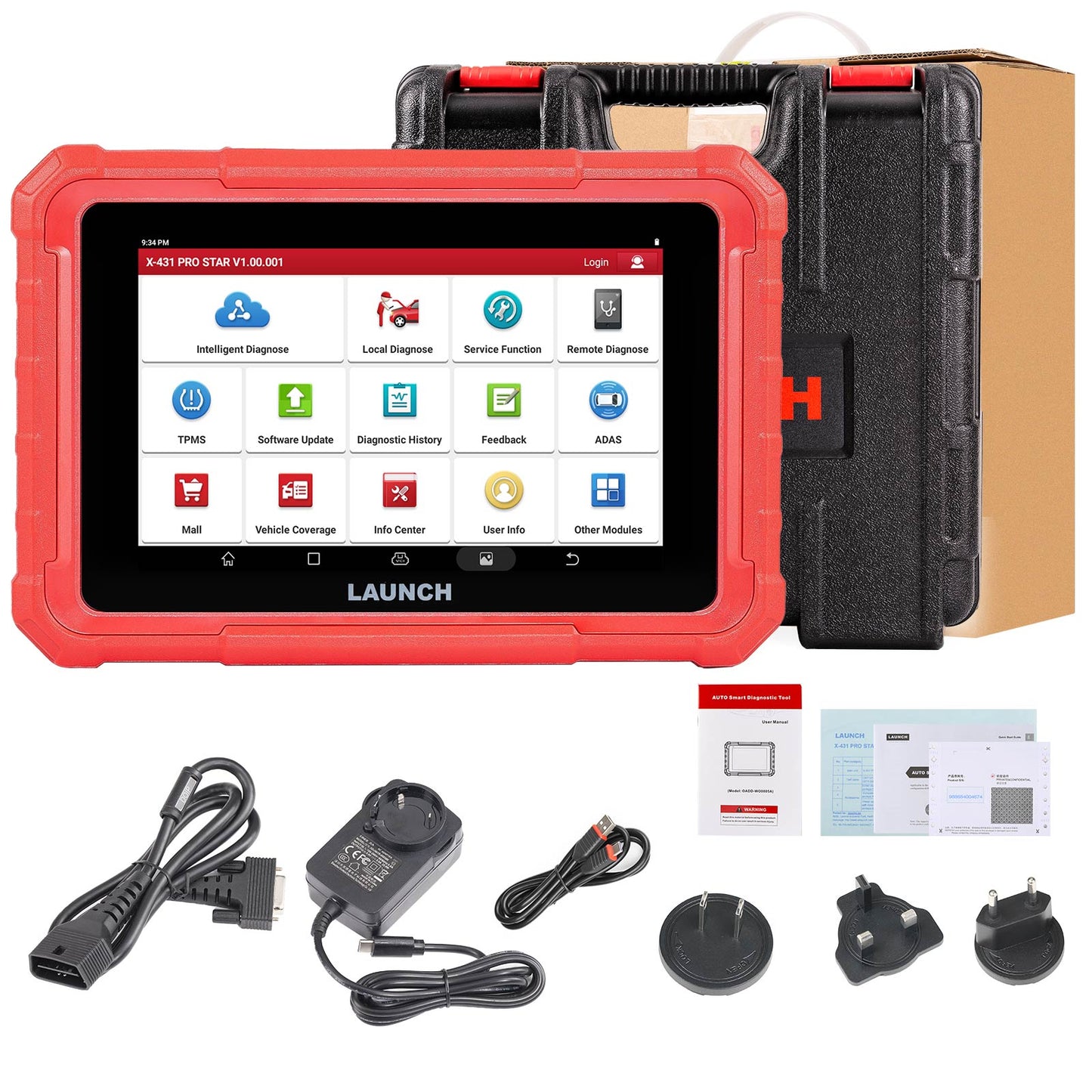 Launch X431 PRO STAR Bidirectional Diagnostic Scanner Supports CAN FD DoIP 31 Service Functions ECU Coding upgrade of X431 V and Pro Elite
