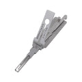 ABUDU AIAC011D HU64 Ignition Universal Door Lock Side Milling Two-Track Pick and Decode Tool, Depth (10-cut) IC CARD:1019