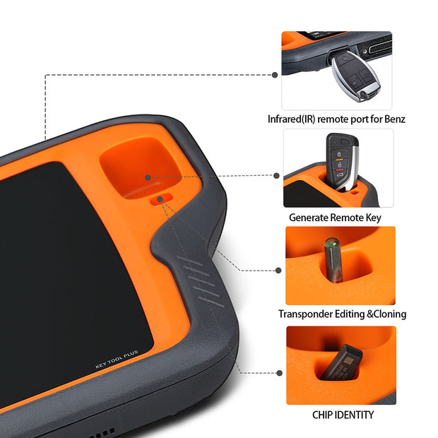 Xhorse VVDI Key Tool Plus Pad Global Advanced Full Version with VW MQB48 NEC35XX License, BMW Bench ISN Read and BMW Motorcycle License