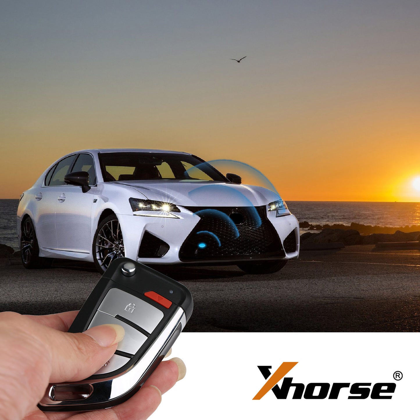 Xhorse XSKFF0EN Universal Remote Blade Shape Key 5pcs/lot