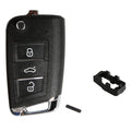 Xhorse XKMQB1EN Wired Remote Key VW MQB Flip Key 3 Buttons English Version 5pcs Lot