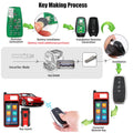 10Pcs/Set AUTEL IKEYAT003AL 3 Buttons Independent Universal Smart Key