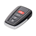 KEYDIY KD TB36-4 untuk Toyota dan Lexus, Kunci Remote Pintar Universal dengan 3+1 Tombol dan Transponder 8A