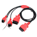 Xtool FCA 12+8+2 Chrysler Dodge Jeep Bypass Cable for Xtool X100 PAD2, PAD3, A80 Pro, D7 D8, D9, D9Pro, EZ400 PRO IK618 IP616 IP819