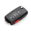 KEYDIY KD NB08-4 PCF Universal Flip Remote Key 3+1 Buttons for Volkswagen Type