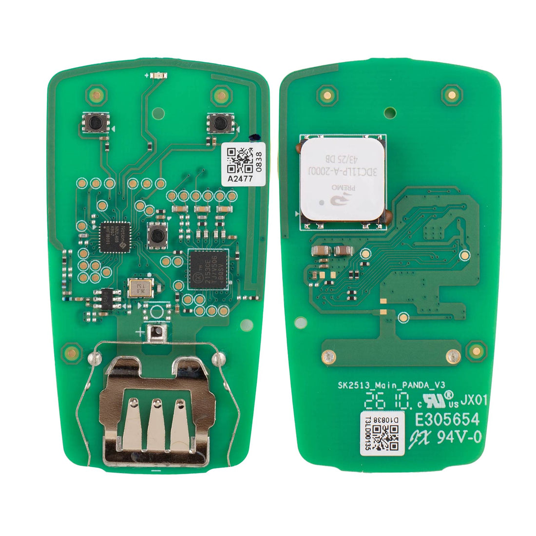 AUTEL IKEYAU013AL Scheda PCB Chiave Stile Panda 3 Pulsanti per Audi