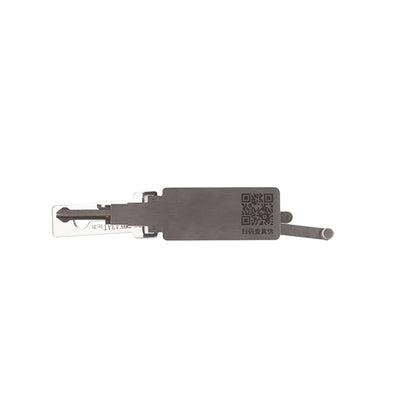 ABUDU AIAP001U TOY43AT Flat Milling Double Track 2-in-1 Opening and Decoding Tool, Tooth Depth (10-cut) IC CARD: 904