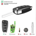 Xhorse Audi A6L Q7 Style XKA600EN Universal Remote Key 3 Buttons X003 for VVDI Key Tool 5pcs/lot