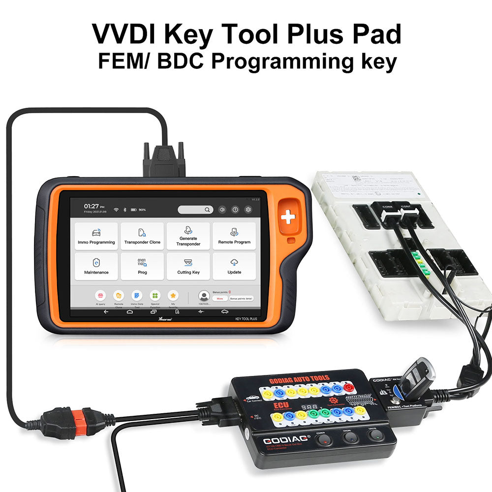 GODIAG BMW FEM BDC Test Platform for Bench Connection Works with Lonsdor Autel IM608 VVDI2 CGDI ACDP