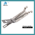 ABUDU AIAM001U TOY48 Ignition and Universal Door Lock Internal Mill 4-Track Pick and Decode 2-in-1 Tool, Tooth Depth (5-cut) IC CARD:872