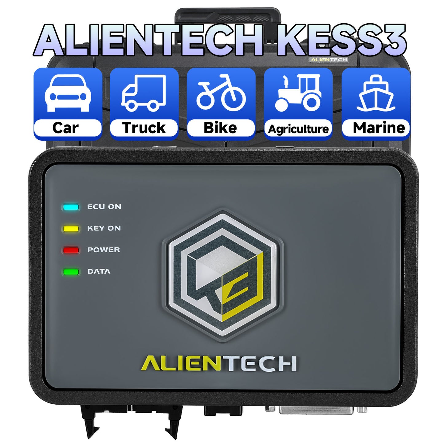 100% Original Alientech KESS V3 KESS3 ECU and TCU Programming via OBD Boot and Bench Replace Kess V2 Ktag Free 1 Year Update