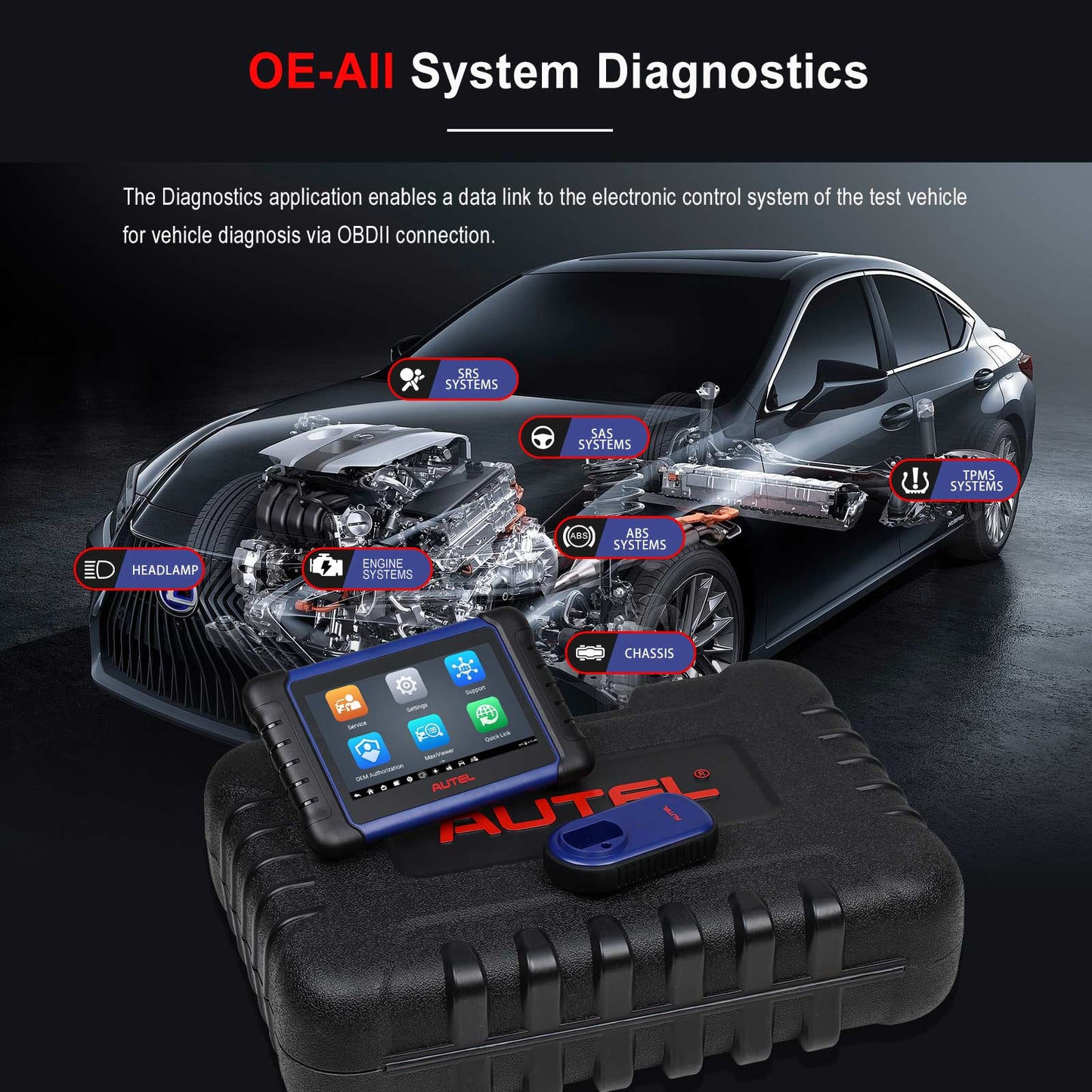Autel MaxiIM IM508S IMMO and Key Programming Tool with XP200 34+ Services Functions No IP Limitation Get Free G-Box3