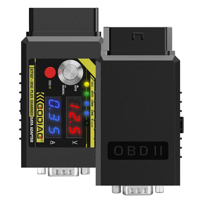 GODIAG GT107+ DSG Plus Gearbox Data Adapter with Voltage Current Display For DQ250 DQ200 VL381 VL300 DQ500 DL501 Benz BMW