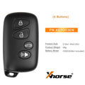 XHORSE XSTO03EN TOY.T XM38 Universal Smart Key 5pcs/lot