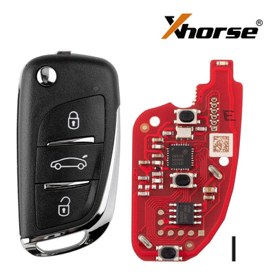 Xhorse XKDS20EN 2nd Generation Wire Remote Key DS Style 3 Buttons 5pcs per Lot