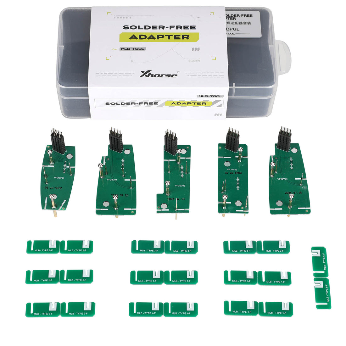 Xhorse XDMLBPGL MLB Tool Solder Free Adapter Kit MLB Tool Adapter Add Keys for MLB Models Compatible with Key Tool Plus VVDI2