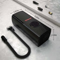 Car Tire Inflator Portable Air Compressor, 22 Cylinders 6000mAh Battery Air Pump Suitable for Cars, Bikes, Balls, Black