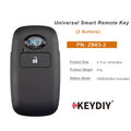 KEYDIY KD ZB63-2 Universal Smart Remote Key 2 Buttons