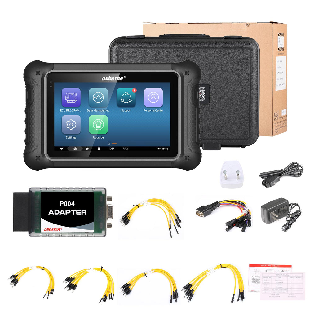 OBDSTAR DC706 Full Version ECU TCU BCM Cloning Tool with P003+ Adapter for Car and Motorcycle by OBD, Bench or Boot Supports Checksum