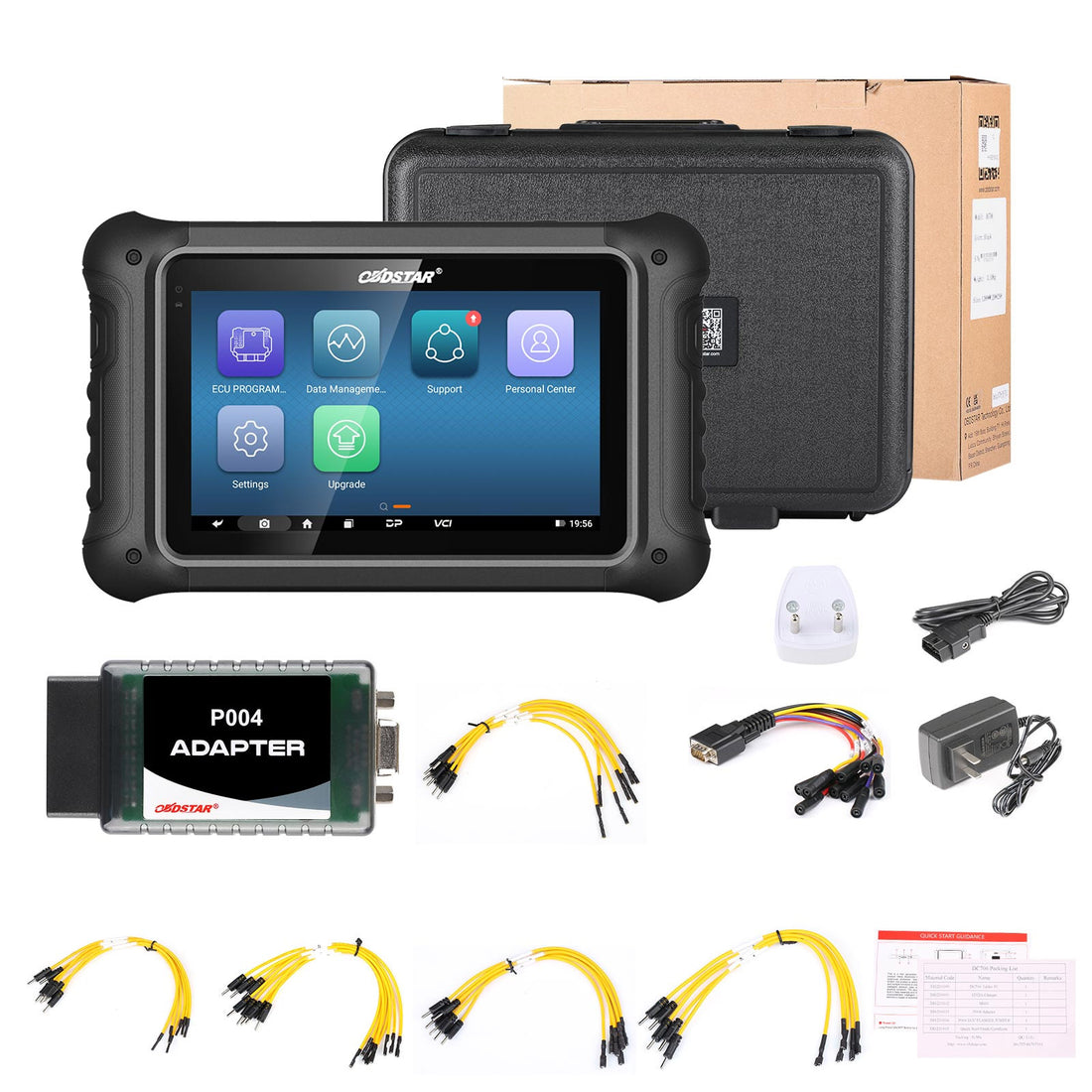 OBDSTAR DC706 Versione Completa Strumento di Clonazione ECU TCU BCM con Adattatore P003+ per Auto e Moto tramite OBD, Banco o Boot Supporta Checksum