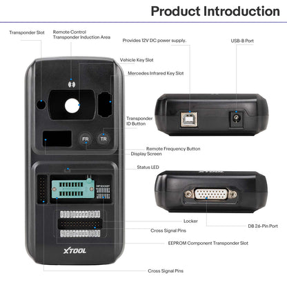 2026 XTOOL X100 MAX 2 Auto Key Programmer with J2534 VCI and KC501 Supports 42 Service Functions ECU Programming Topology Update of X100 PAD3
