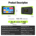 JDIAG M400 Intelligent Motorcycle Diagnostic Scanner 8-inch Large Screen ABS Diagnostic Analog Signal Output Battery Testing